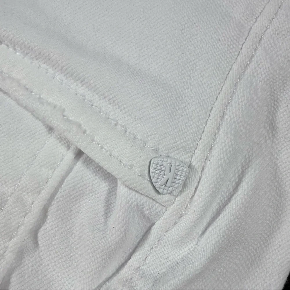 Kut from the Kloth Rachael Fab Ab Optic White Straight leg Jeans - Picture 5 of 11